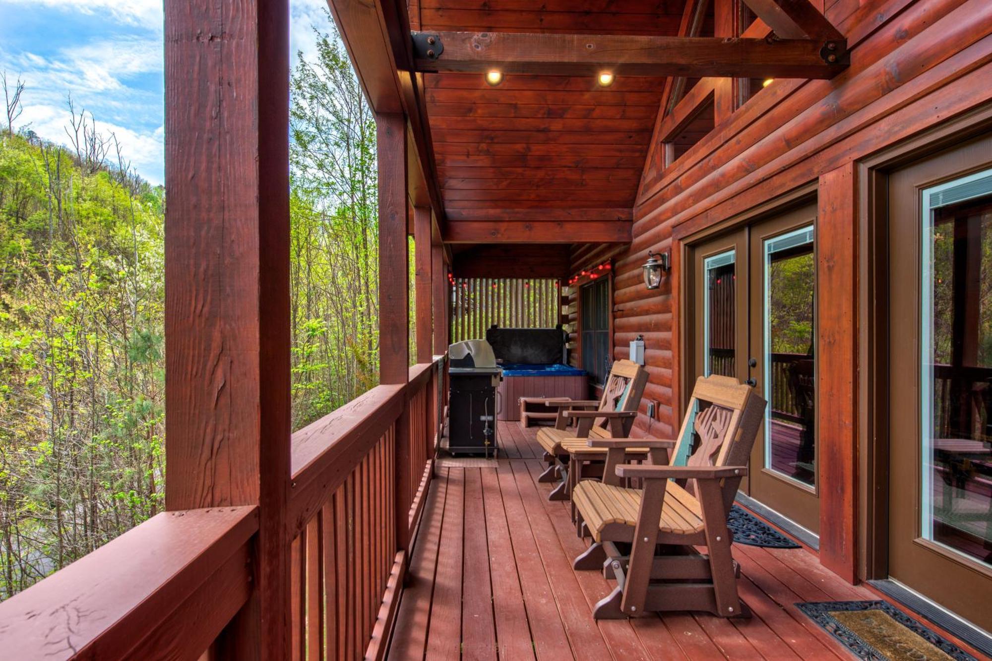 גטלינבורג The Buckhorn By Stony Brook Cabins מראה חיצוני תמונה