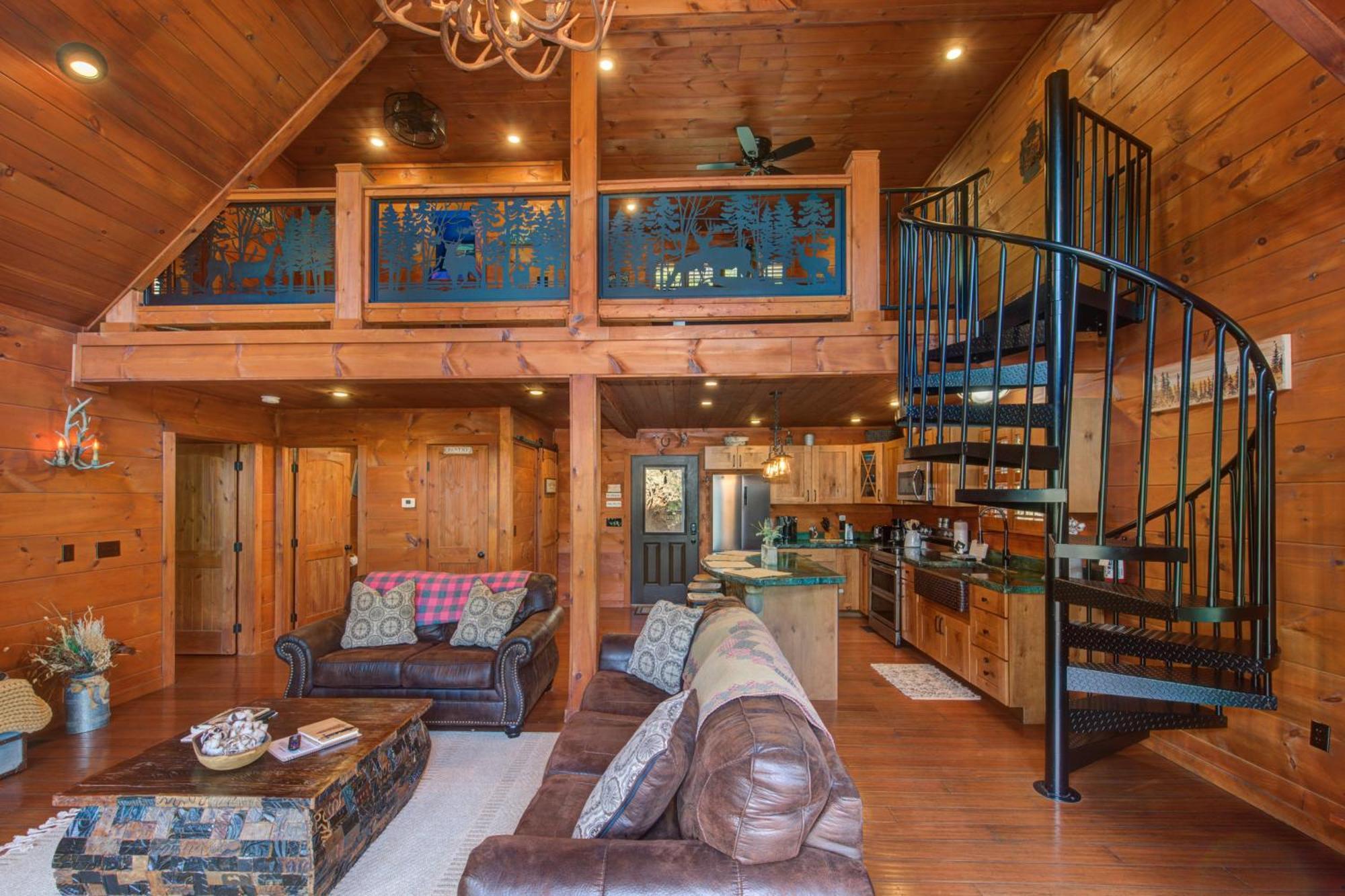גטלינבורג The Buckhorn By Stony Brook Cabins מראה חיצוני תמונה